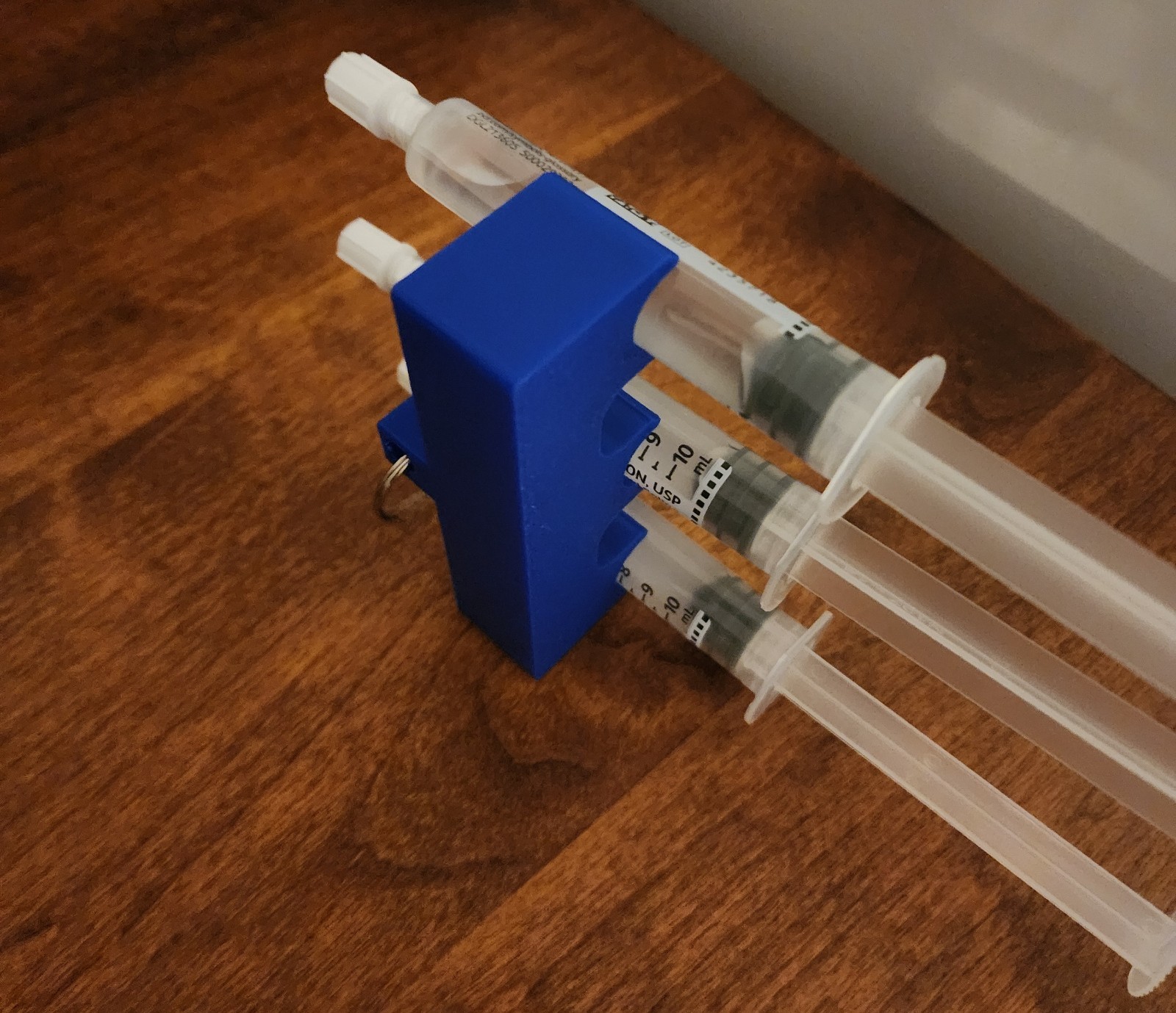 Saline Flush Holder Keychain for Nurses, Paramedics, EMTs, and More!