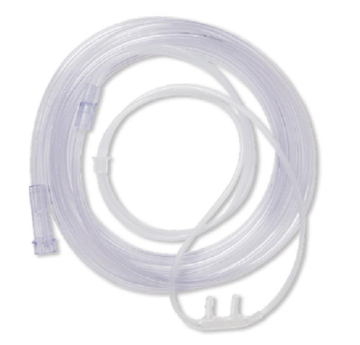 Medline Soft-Touch Nasal Oxygen Cannula Standard Connector 7-ft. HCS4514