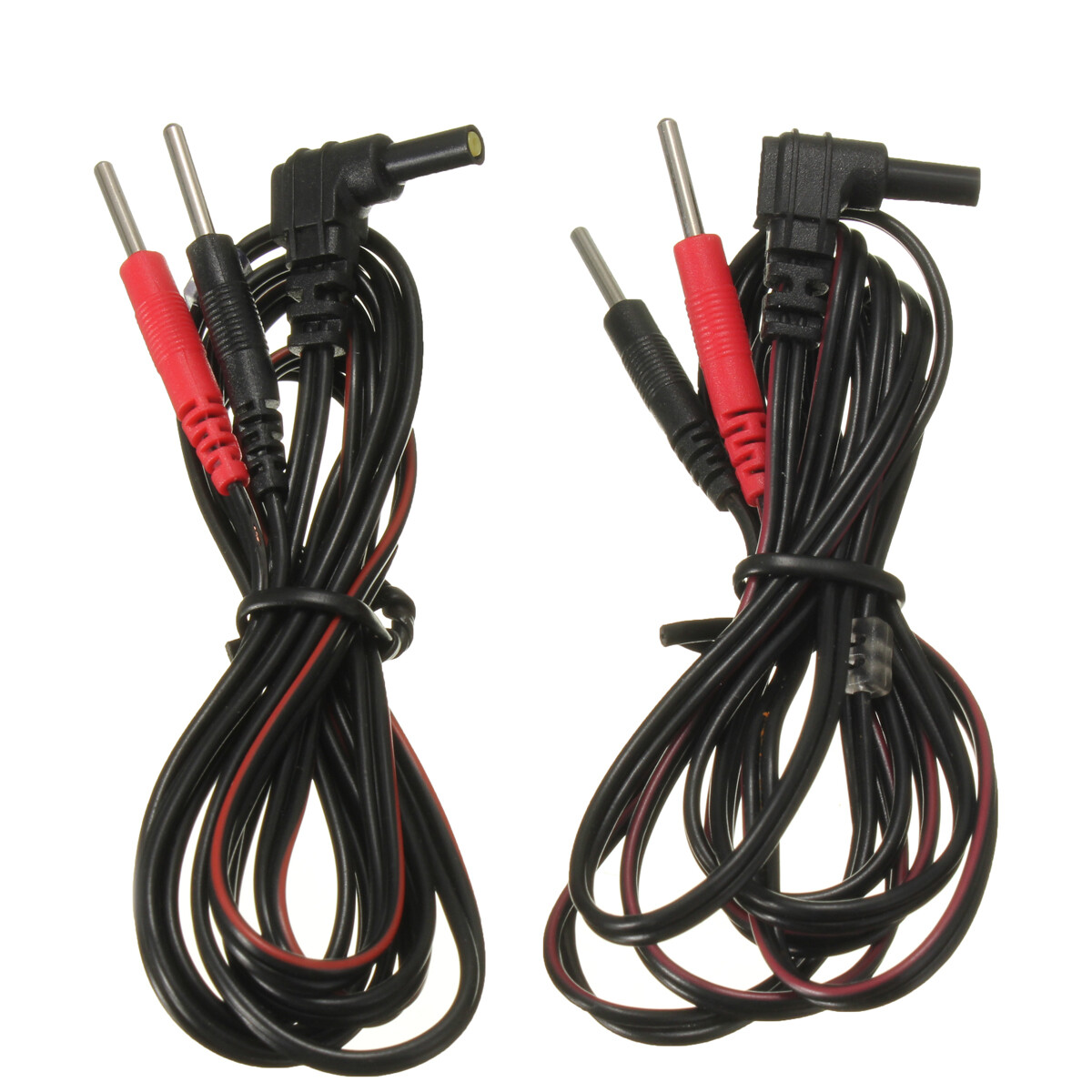 2Pcs Replacement LEAD WIRES with Pin Tips Connectors Cables for Tens/EMS Units.