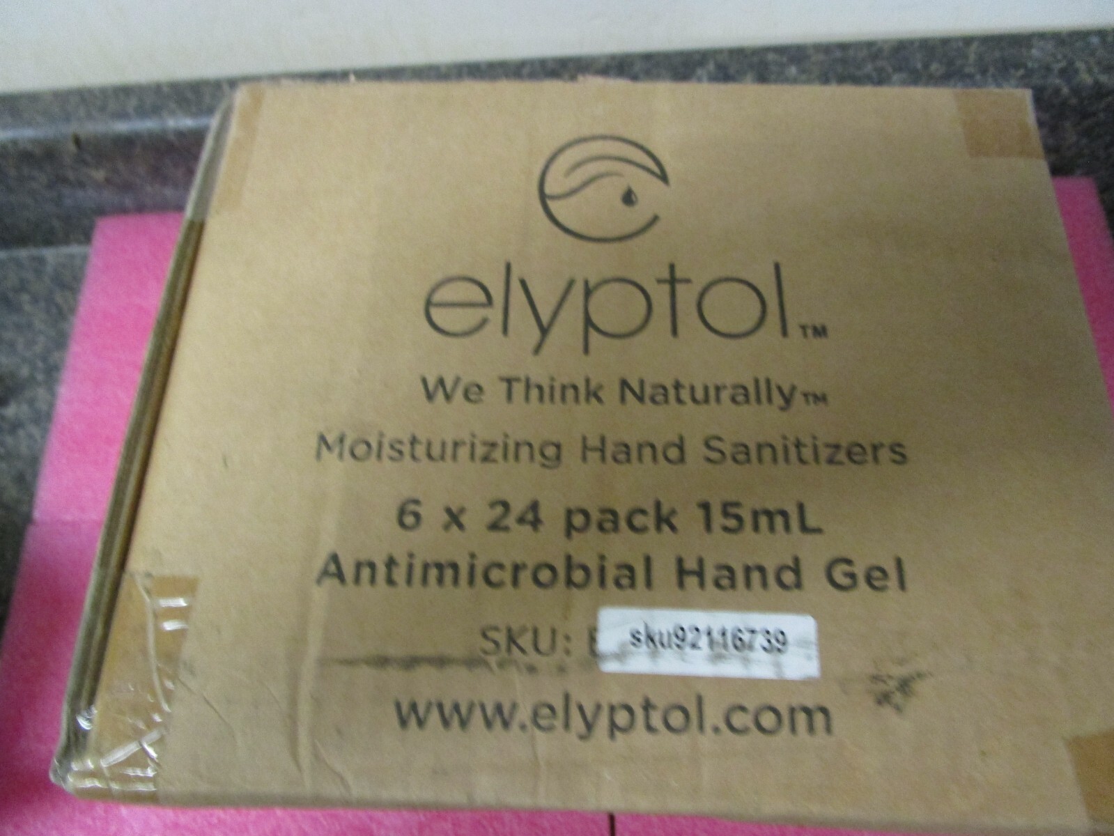 Case of 6 Elyptol 500ML (16.9oz) Antimicrobial Hand Gel EXP 09/21