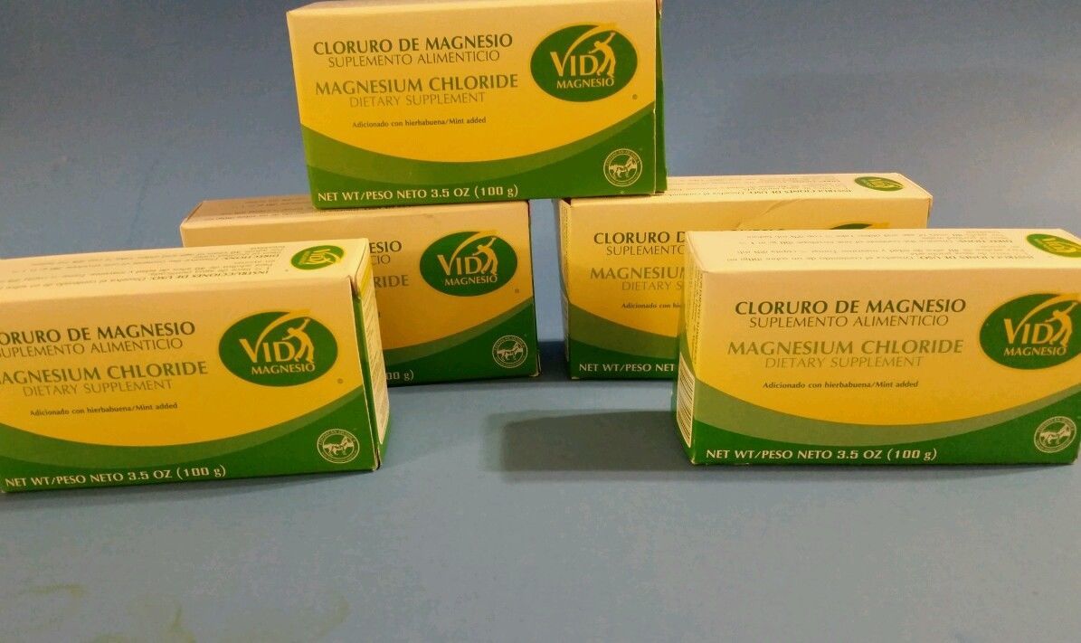 Magnesium Chloride 50g ( 10PK ) Cloruro de Magnesio 50g each ( Vida Magnesio )