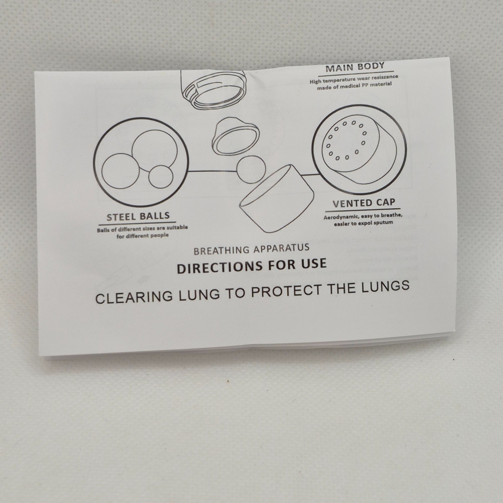 Respiratory Muscle Trainer Device – Clear Airway, Lung Expansion & Mucus Relief