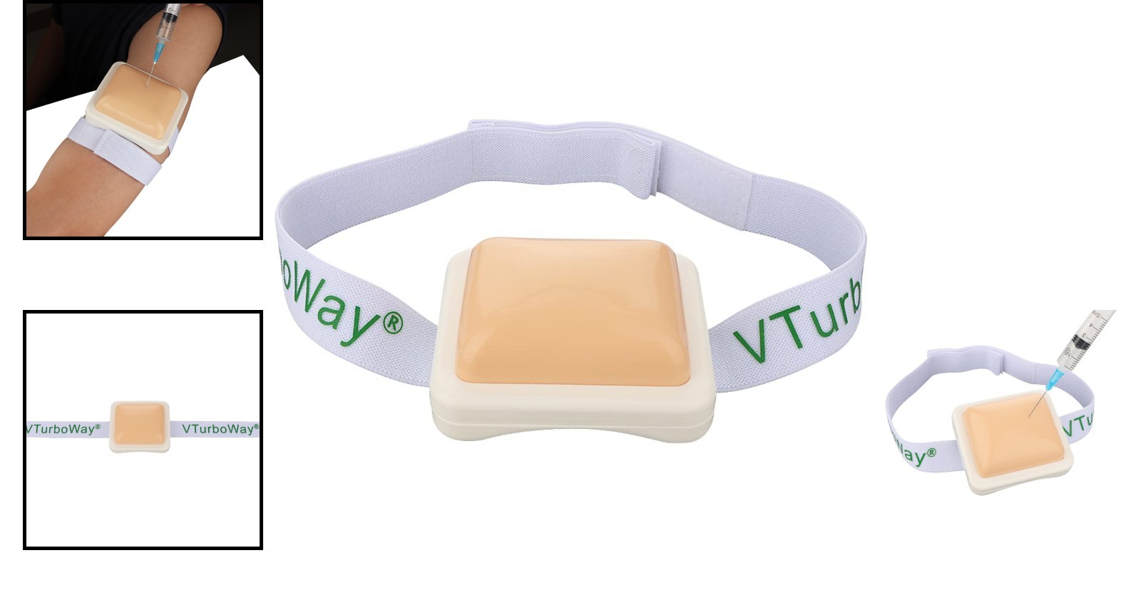 Realistic Intramuscular Injection Training Pad for Medical Students – 8.4×7.5cm