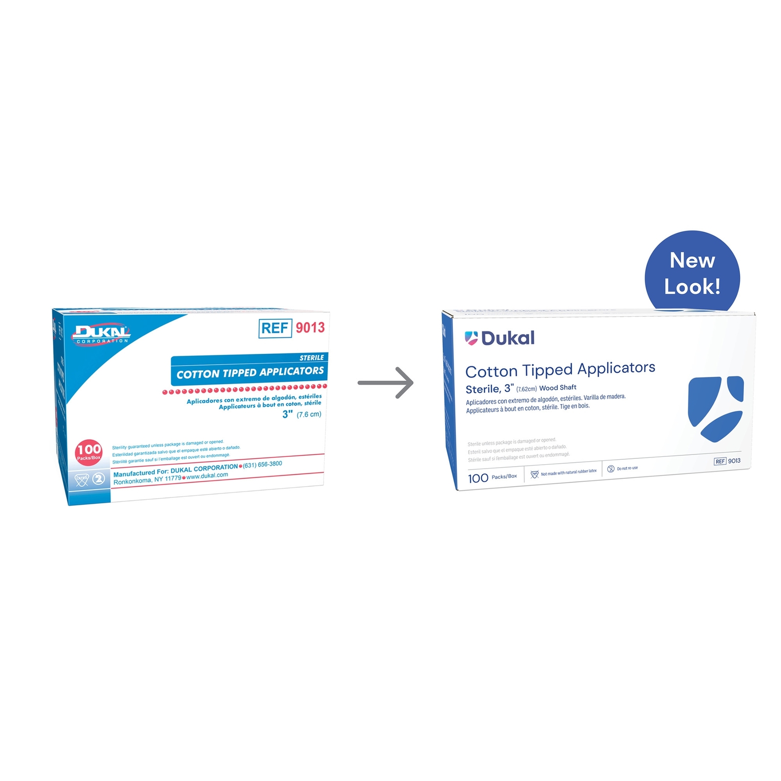Dukal Swabstick Sterile 3 Inch 9013 100 Box(s)