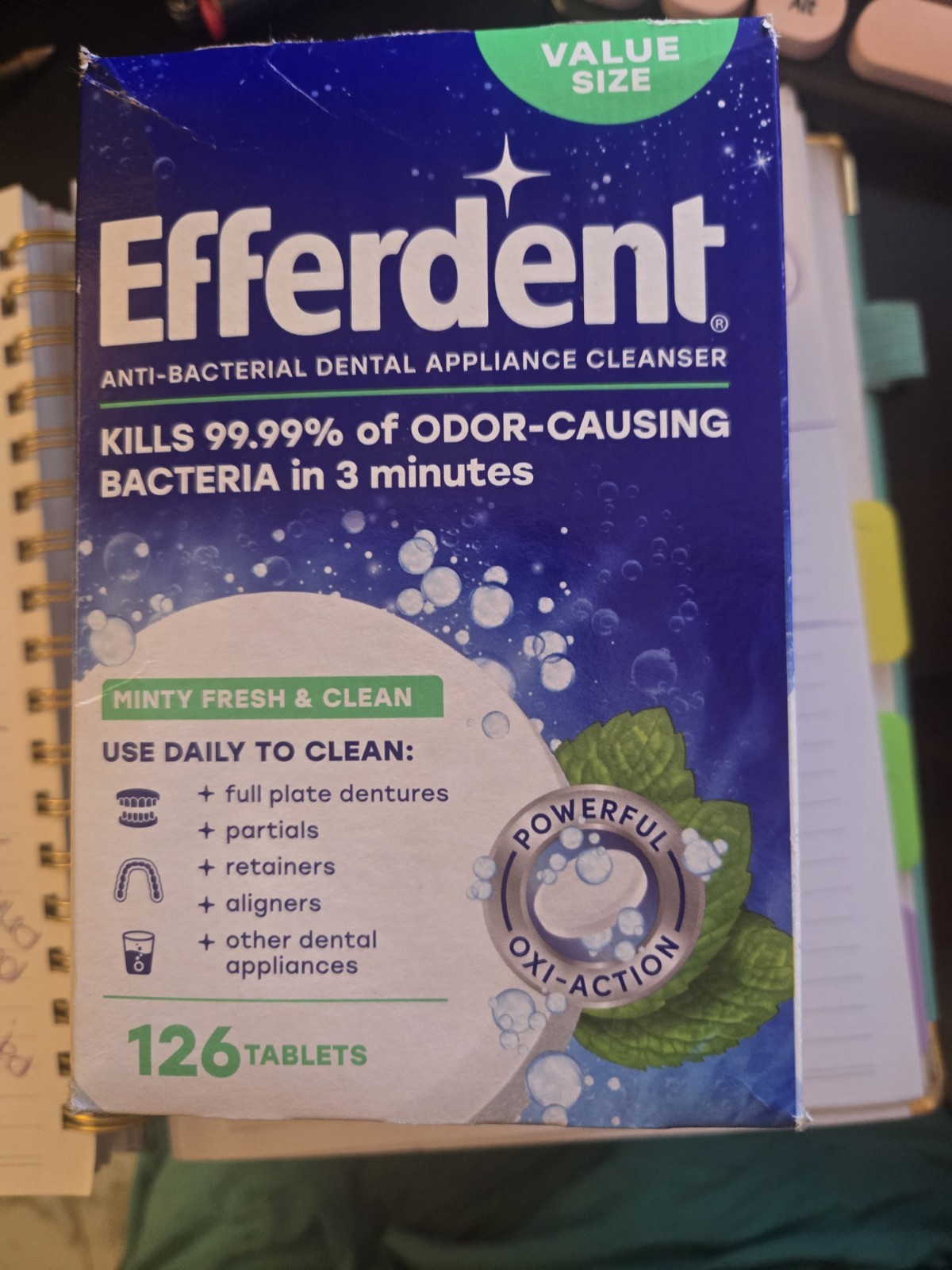 Efferdent Anti Bacterial Dental And Appliance Cleanser