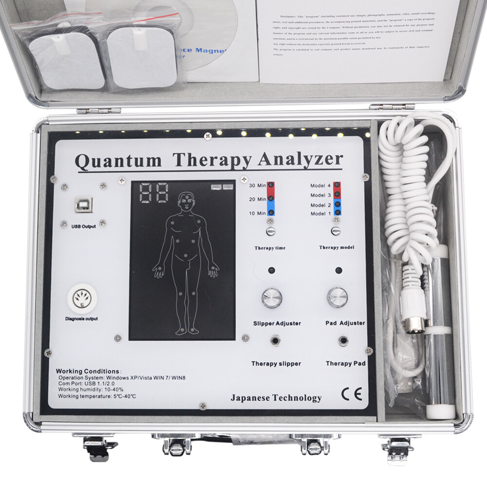 USA Quantum Magnetic Resonance Health Body Analyzer Massage Therapy Scanner