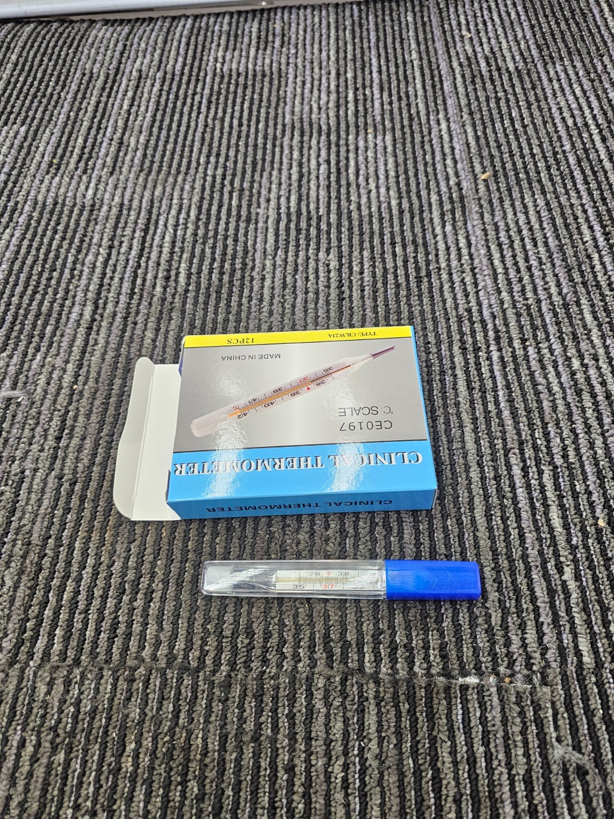 (QTY 12) Clinical Thermometer Type CR.W23A