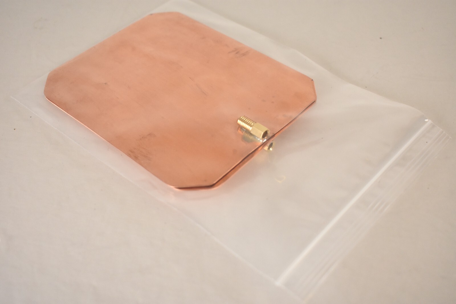 Pair Heavy-Gauge Copper Rife Machine Foot Pads for GB4000 and Others