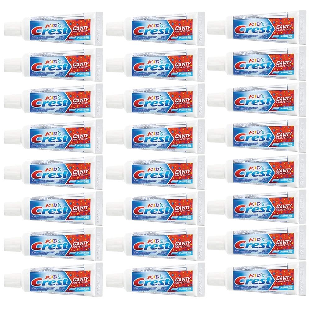 Crest Kids Cavity Protection Toothpaste Sparkle Fun 0.85 oz Pack Travel Size