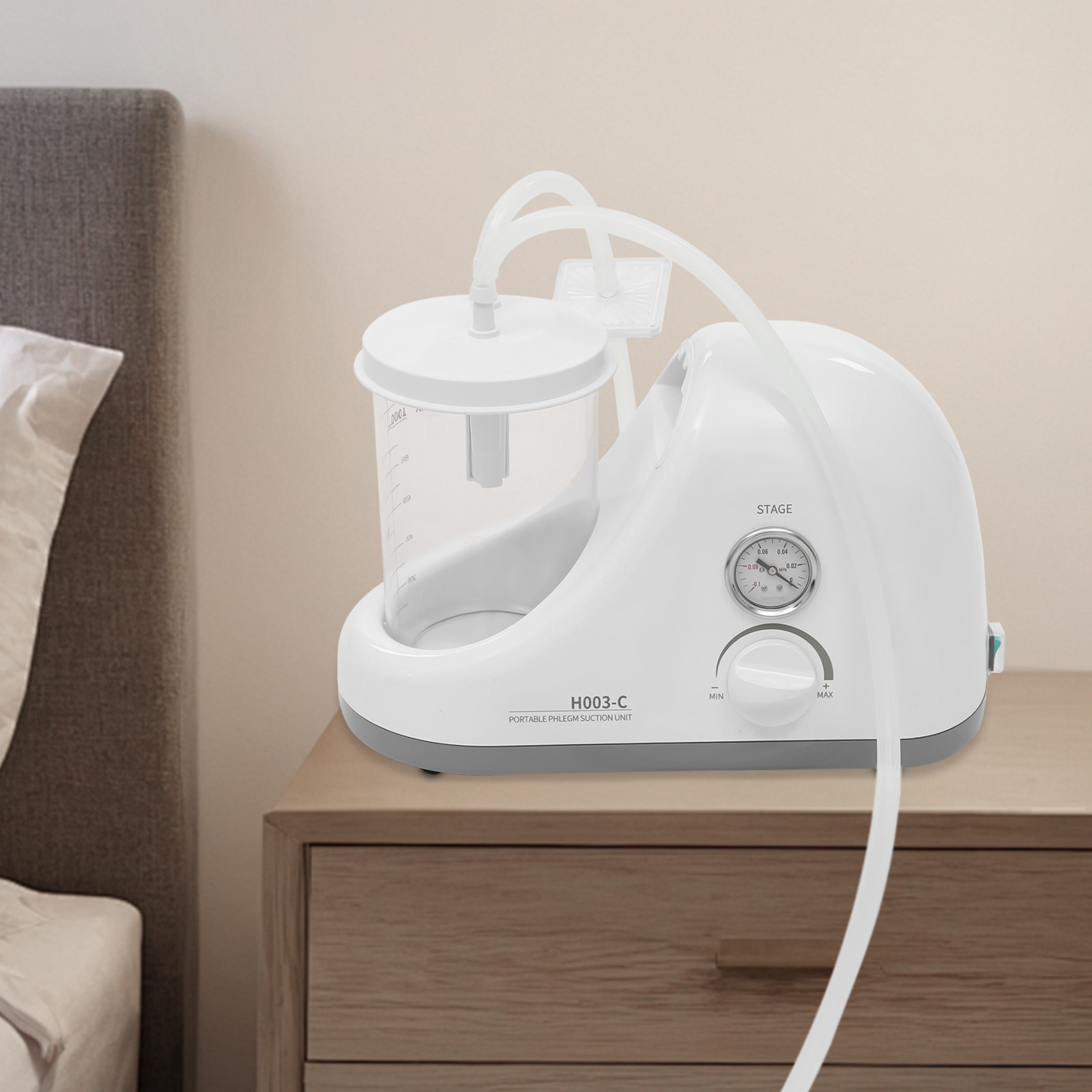 Portable Phlegm Suction Machine, Portable Phlegm Suction Unit AC 110V 250W