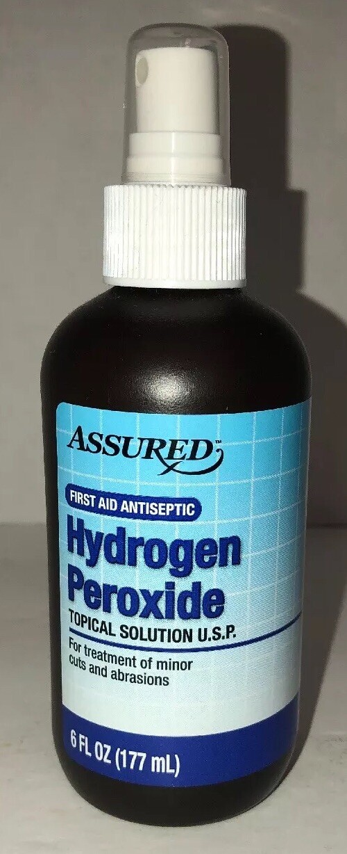 HYDROGEN PEROXIDE ANTISEPTIC Antibacteria Pump Spray Mist Bottle 3% 6 Oz-SHIP24H