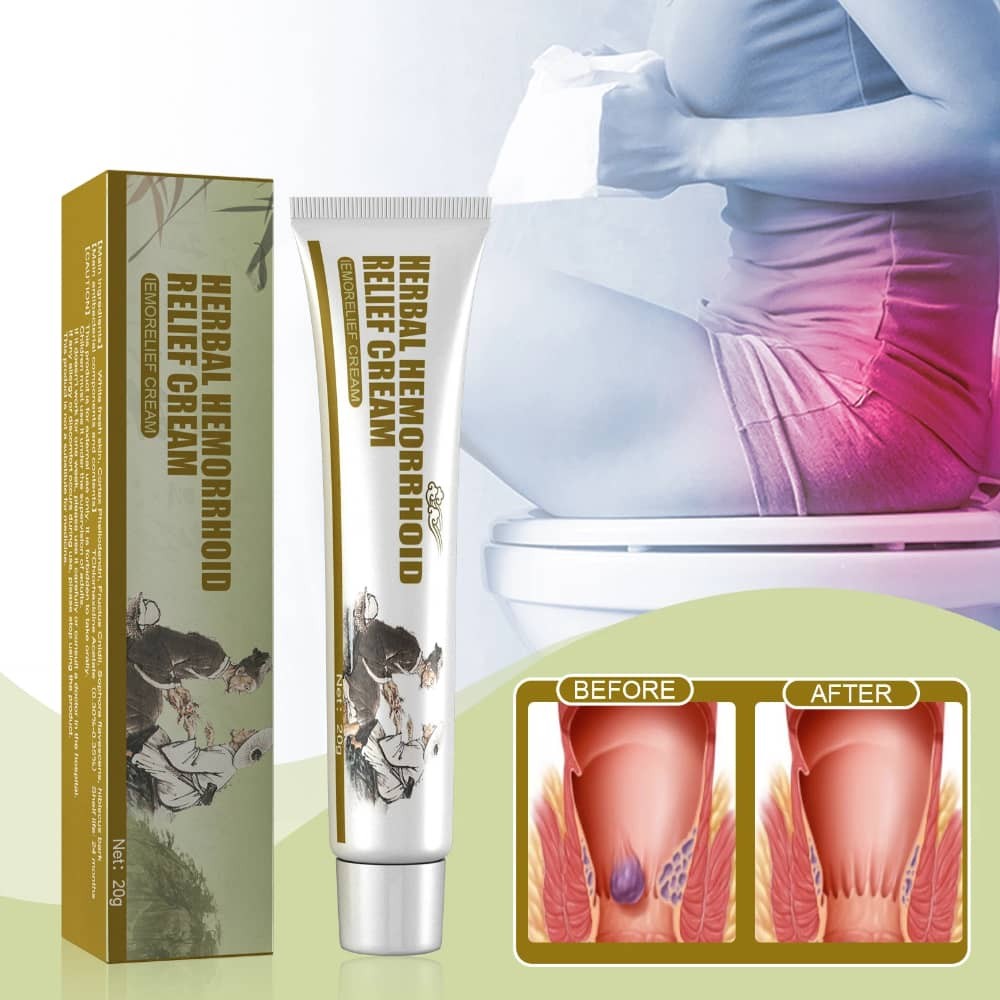 Herbal Hemorrhoidal Ointment Cream Internal and External Hemorrhoids Healthcare