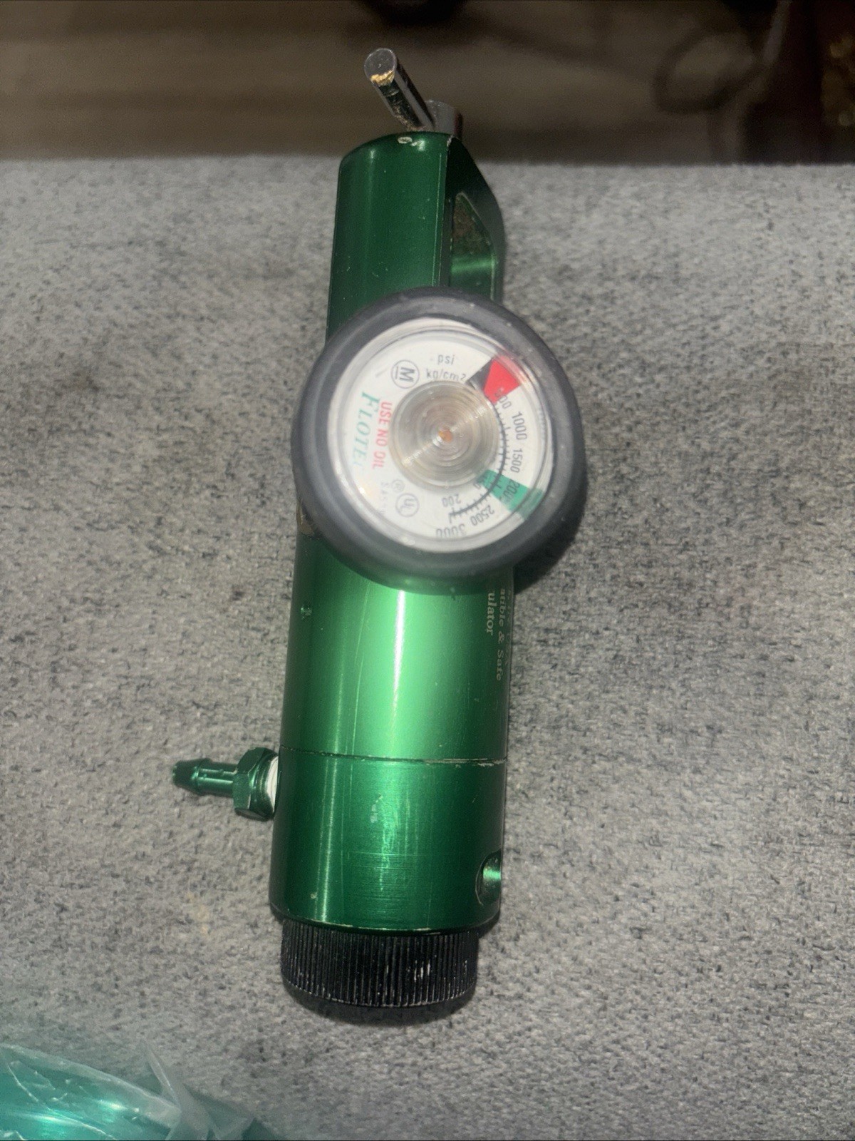 Drive Medical 18301G, Oxygen Regulator Green