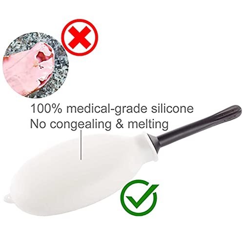 Compact Silicone Douche Bag – Reusable Travel Kit, 11 Fl Oz, Easy Clean & Portab