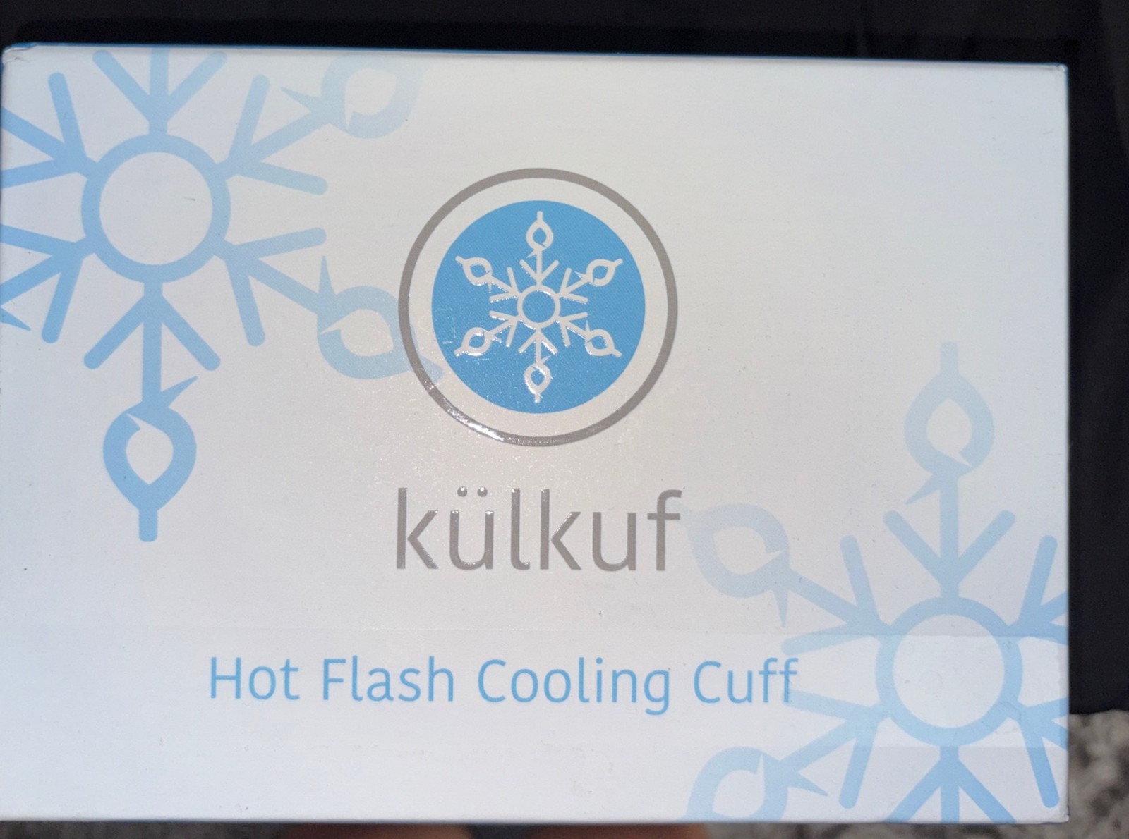 KÜLKUF HOT FLASH Cooling Wristband with Instant Relief from Hot Flashes NIB