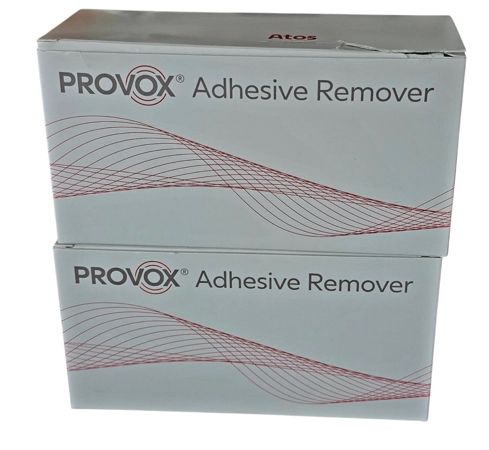 (2) New boxes of Atos Provox Adhesive Remover ref 8012 exp. 12/28 50 ct. each