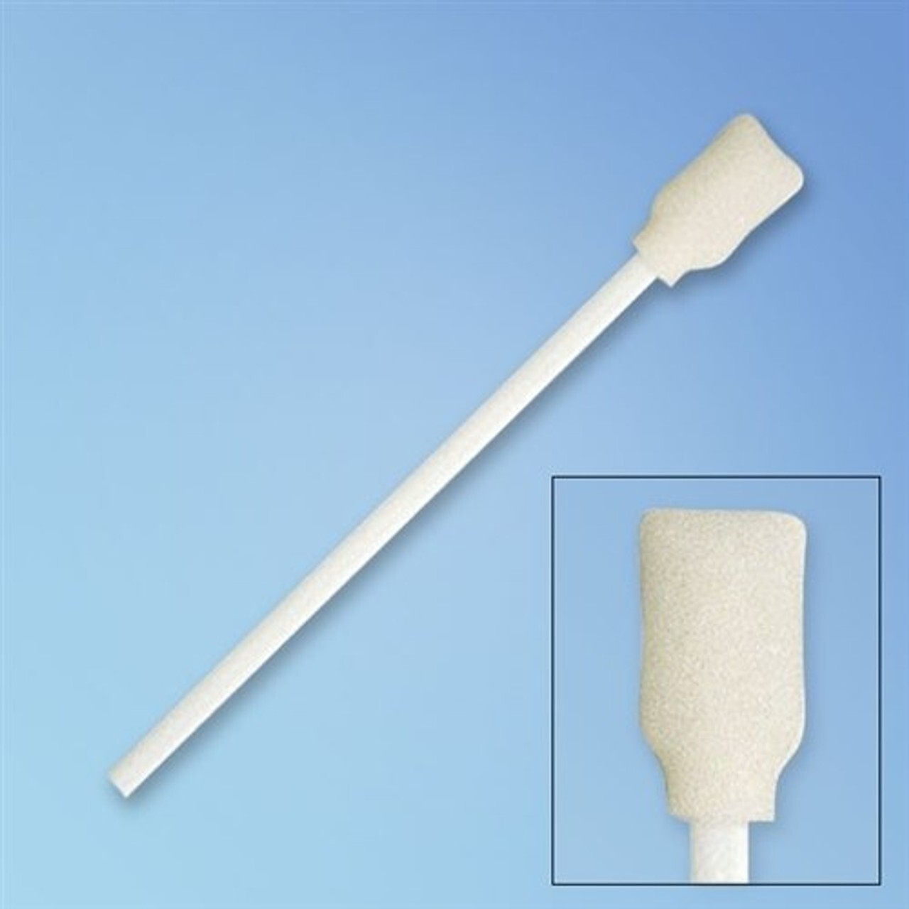 Puritan Foam Swab, Sm Rect Tip, 5 in., Polypropylene Shaft 50/bg 1605-psf-rect
