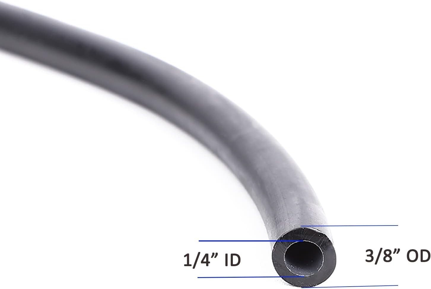 Durable Black Latex Tubing 3/8in OD – Ideal for Slingshot & Medical Applications