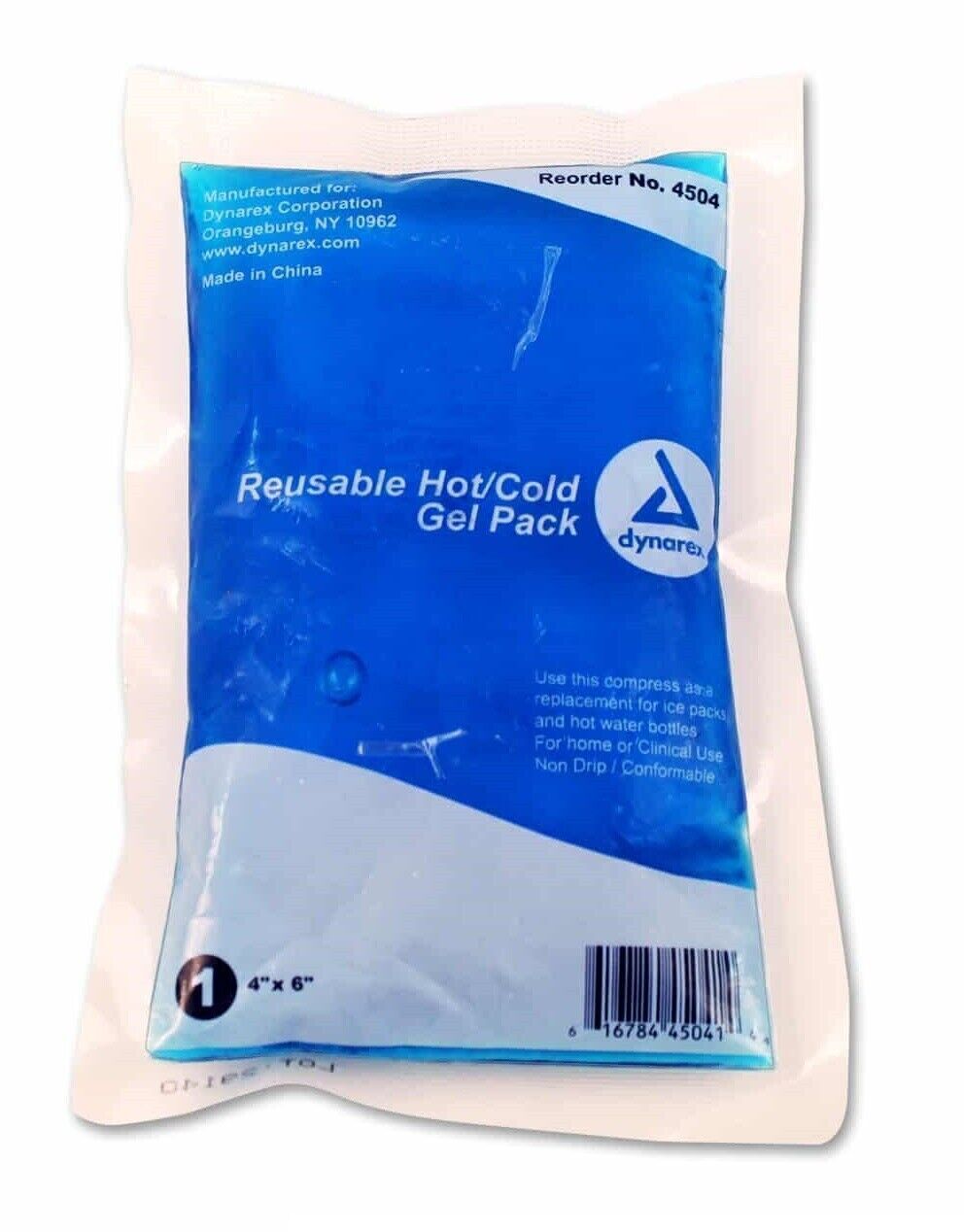 Dynarex Reusable Hot/Cold Gel Packs, Small 4″ x 6″ 4 Pack – MS80360