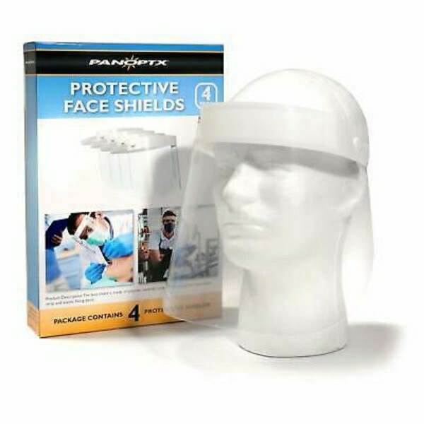 Clear Protective Antifog Face Sheild with Elastic Comfort Fit Band.