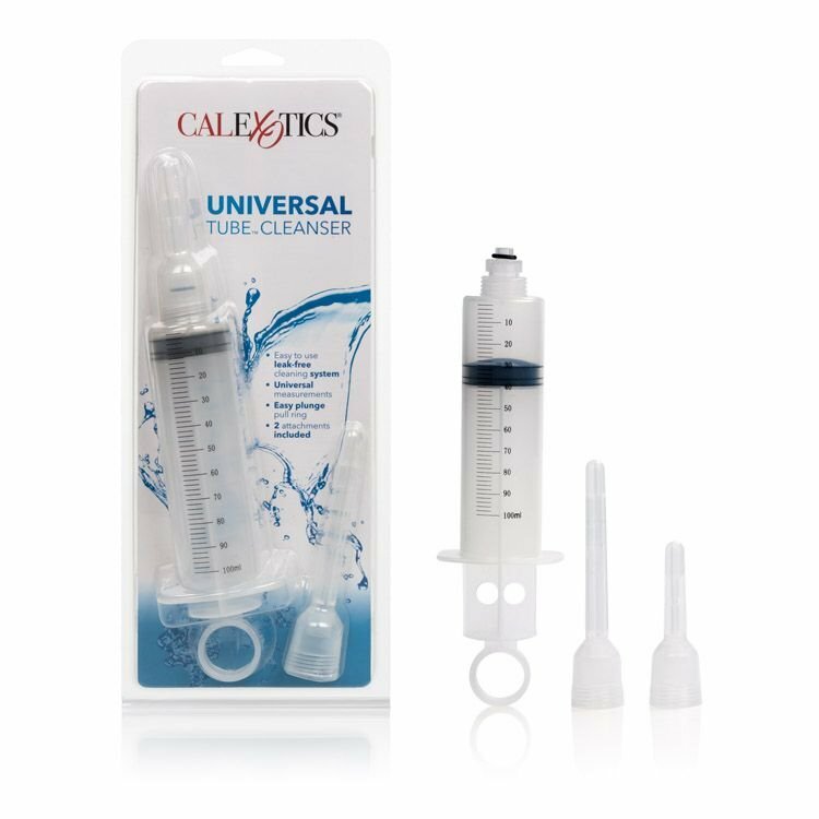 Universal Tube Douche Enema Vaginal Anal Cleanser Lubricant Lube Launcher