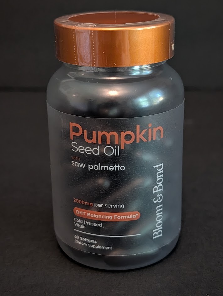 3 pack – NEW Bloom & Bond – Pumpkin Seed Oil w/ Saw Palmetto 2000mg – ex. 4/28
