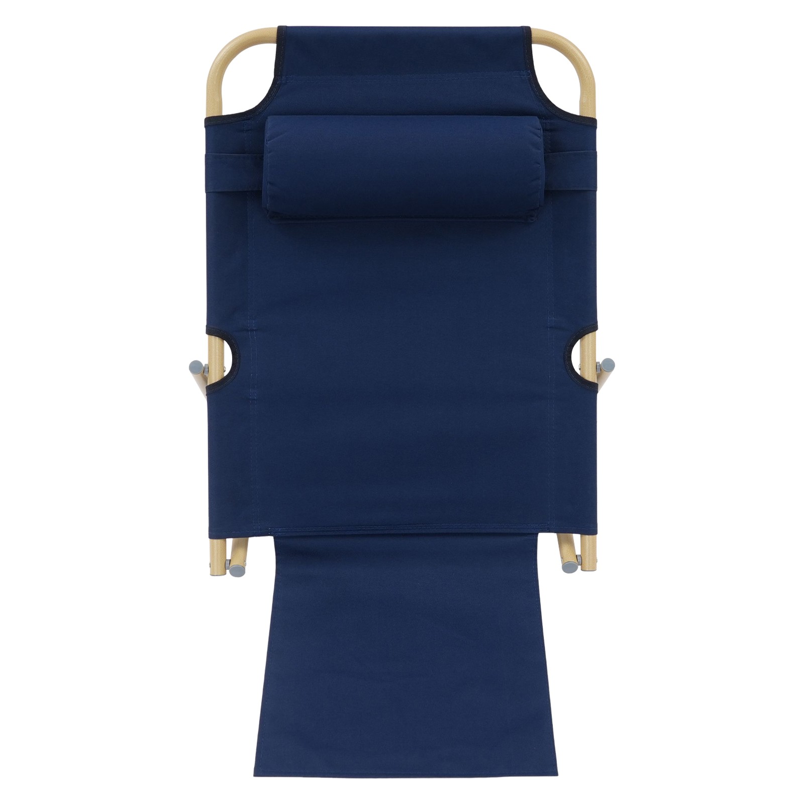 Deep Blue Portable Folding Adjustable Sit up Back Rest, Multifunction Bed Chair