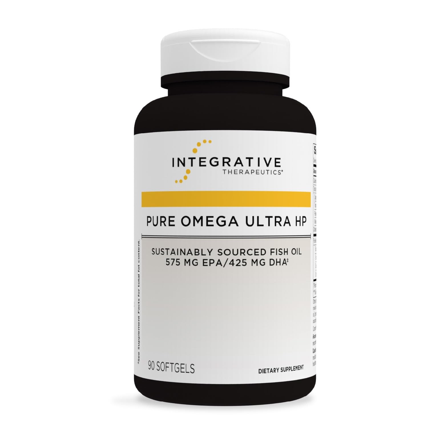 Omega 3 Fish Oil Supplement 1392 mg Pure Ultra HP 90 Count Integrative