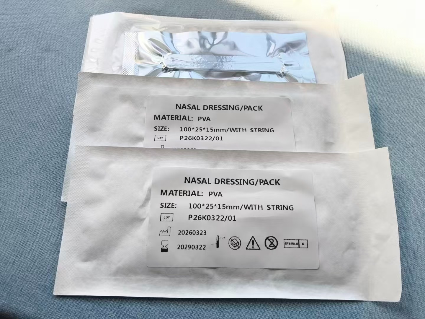 10cm Sinus Nasal Pack with String Hemostatic Nose Dressing
