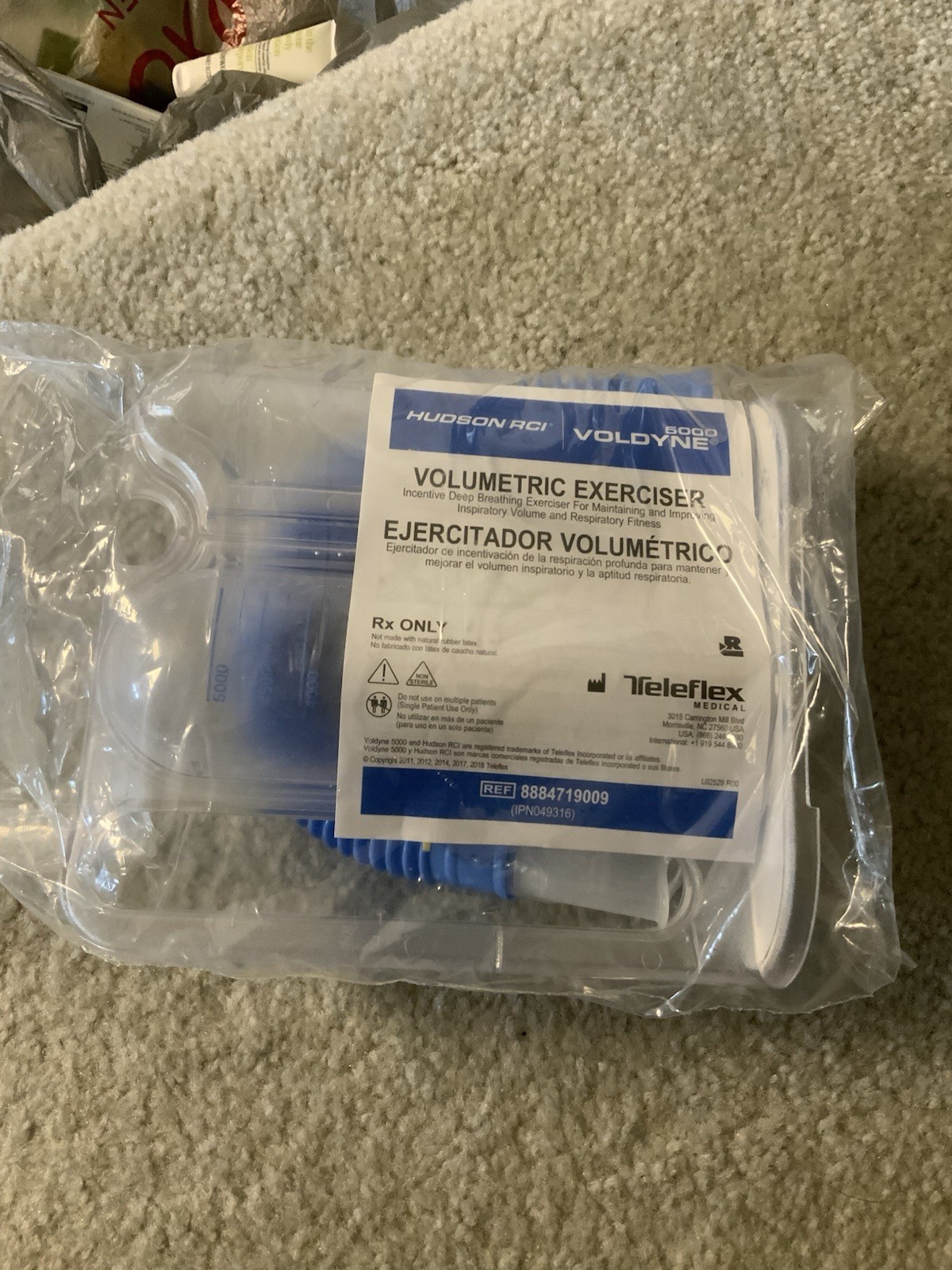 NEW HUDSON RCI VOLDYNE 5000 Volumetric Exerciser NEW