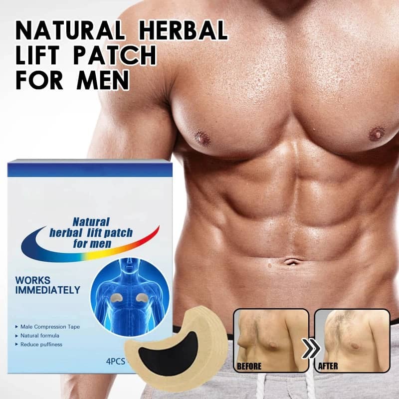 Natural Herbal Men Chest Patch Firming Chest Anti-Sagging Breast Muscle Shaping