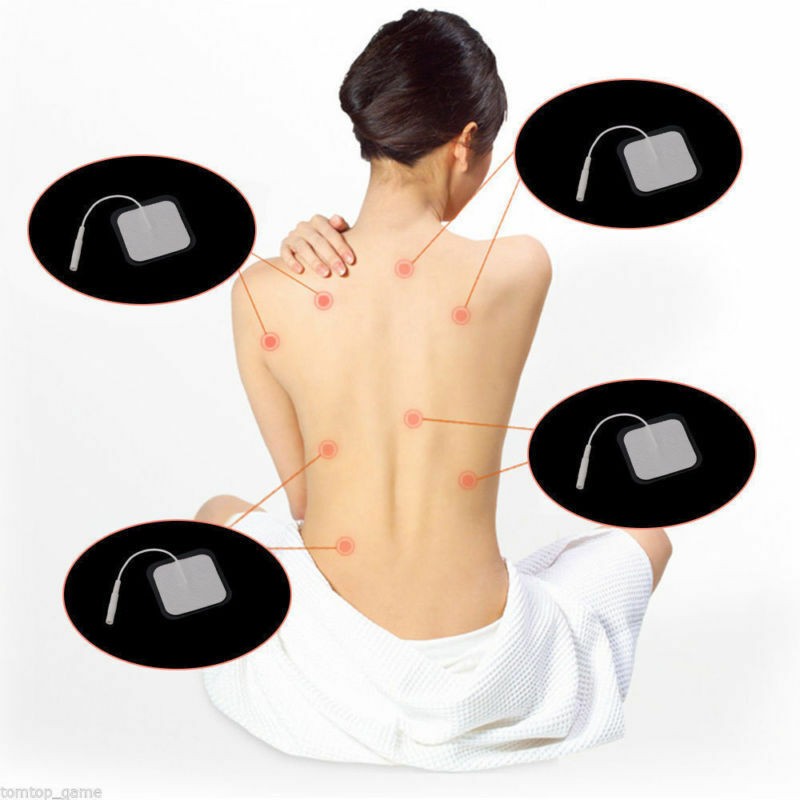 20PCS TENS machine Replacement Electrode Pads Self-Adhesive 4x4cm For Massagers