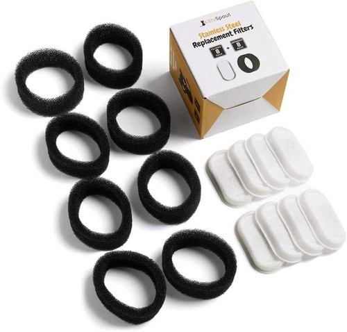 KittySpout Cat Water Fountain Filters for 108oz/3.2L… (4 Month Supply: 8…