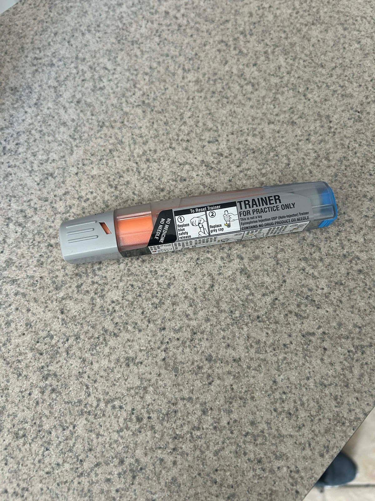Epi Pen Trainer – No Box – No Needle – No Medicine Cap – Practice Training