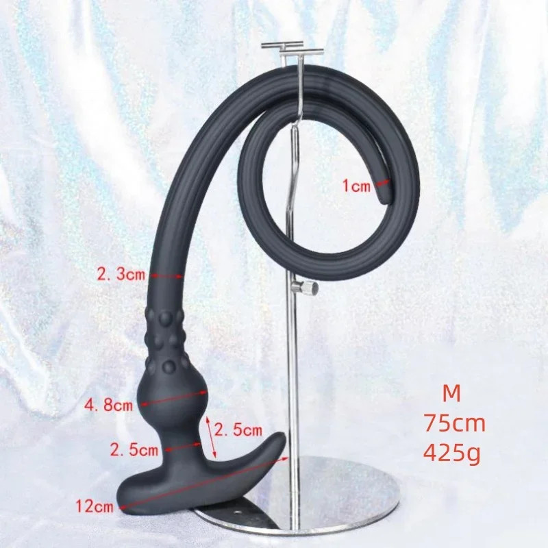 75-105cm Long Silicone Soft Vaginal Anal Washer Shower Medical Enema Douche Pipe