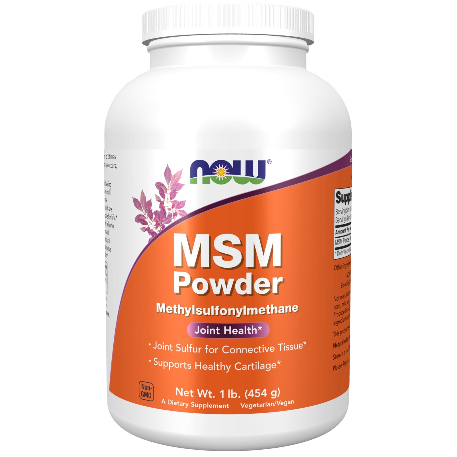 Support Joint Flexibility – NOW Foods MSM Powder 1 Pound
