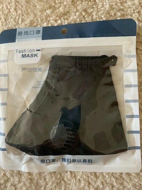 Fashion Unisex Comfort Face Mask Lot of Qty 17- (Black)