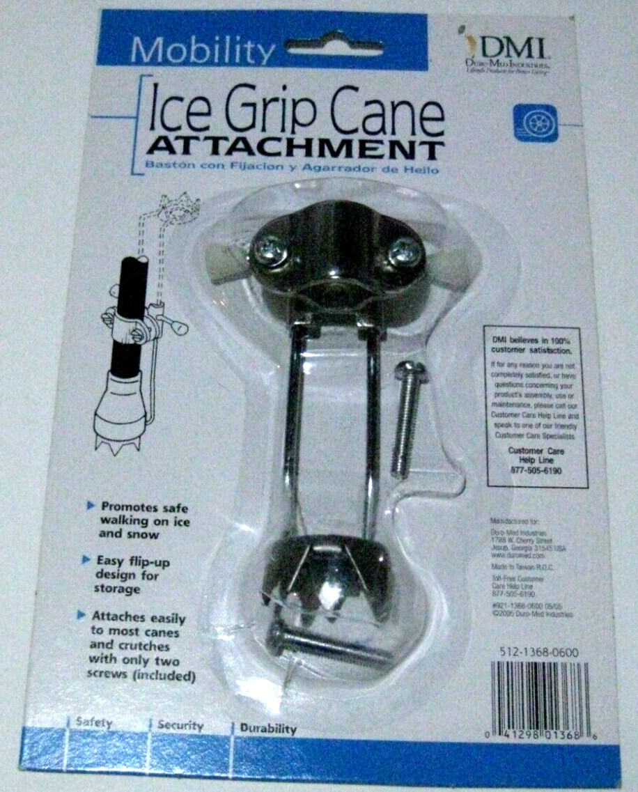 DMI: Ice Grip Cane Attachment – NEW in package