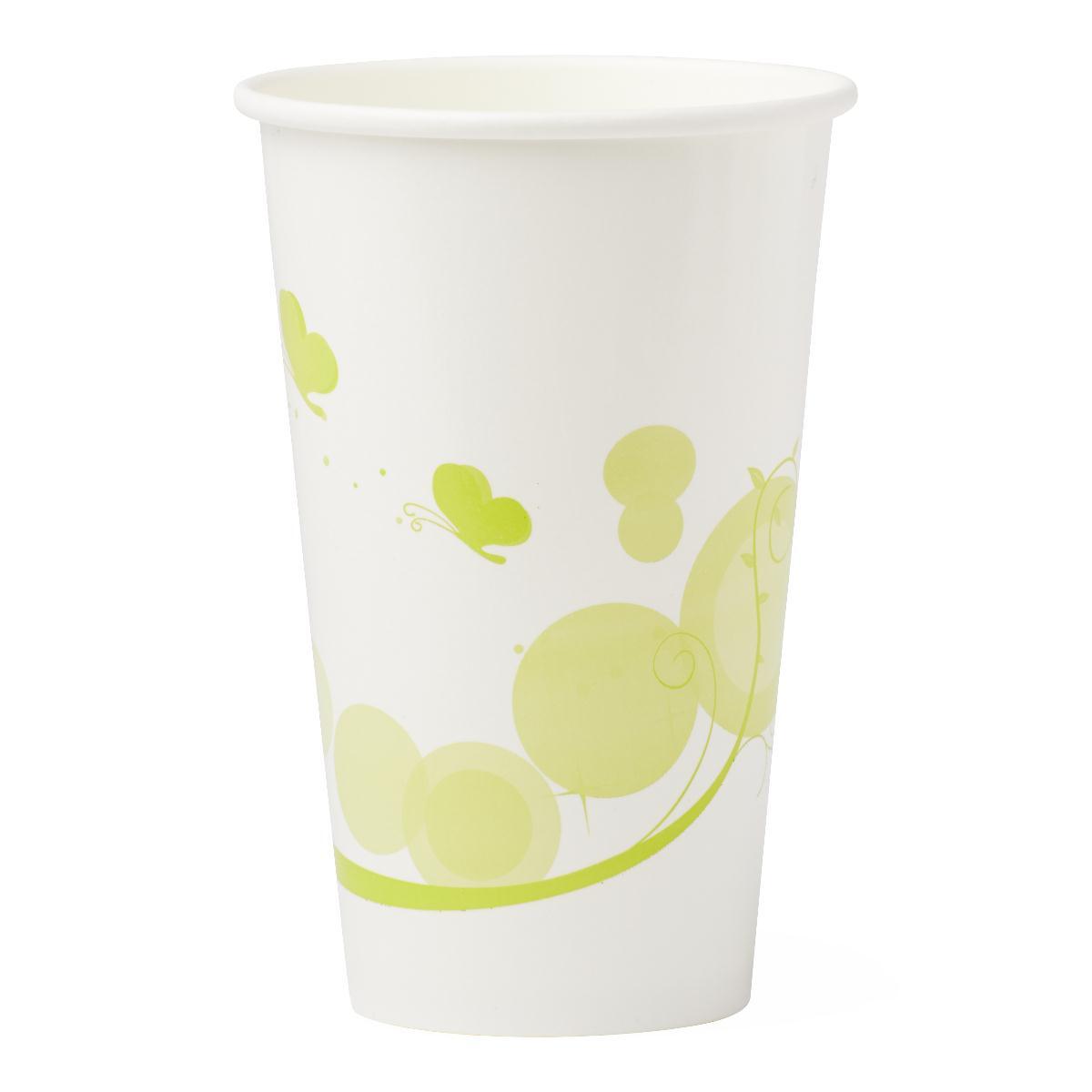Medline Paper Cold Cup, Jazz Print, 16 oz., Bag of 50