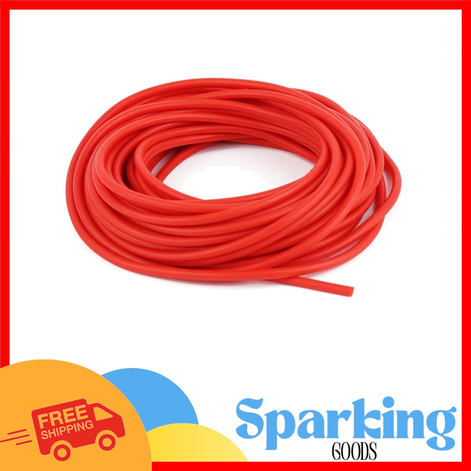 Durable Natural Latex Tubing 3/8in OD, 1/4in ID – Custom Lengths 10FT to 50FT