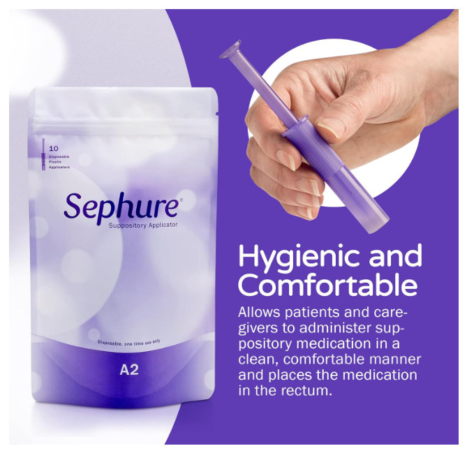 Easy-to-Use Suppository Applicator for Women and Men, 10 Count (Pack of 1)