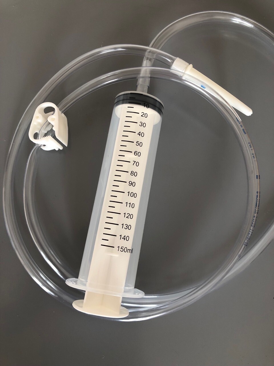 Oil Enema Basti Kit With Syringe, Sturdy Long Hose, Insertion Tip & Stopper