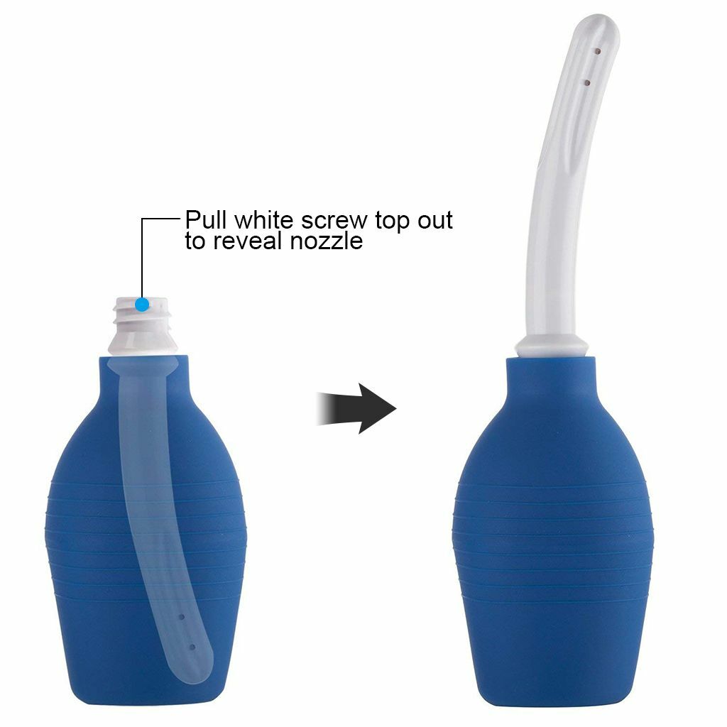 1/3pc Grade Anal / Vaginal Bulb Douche Enema Colonic Irrigation Home Cleaner Kit