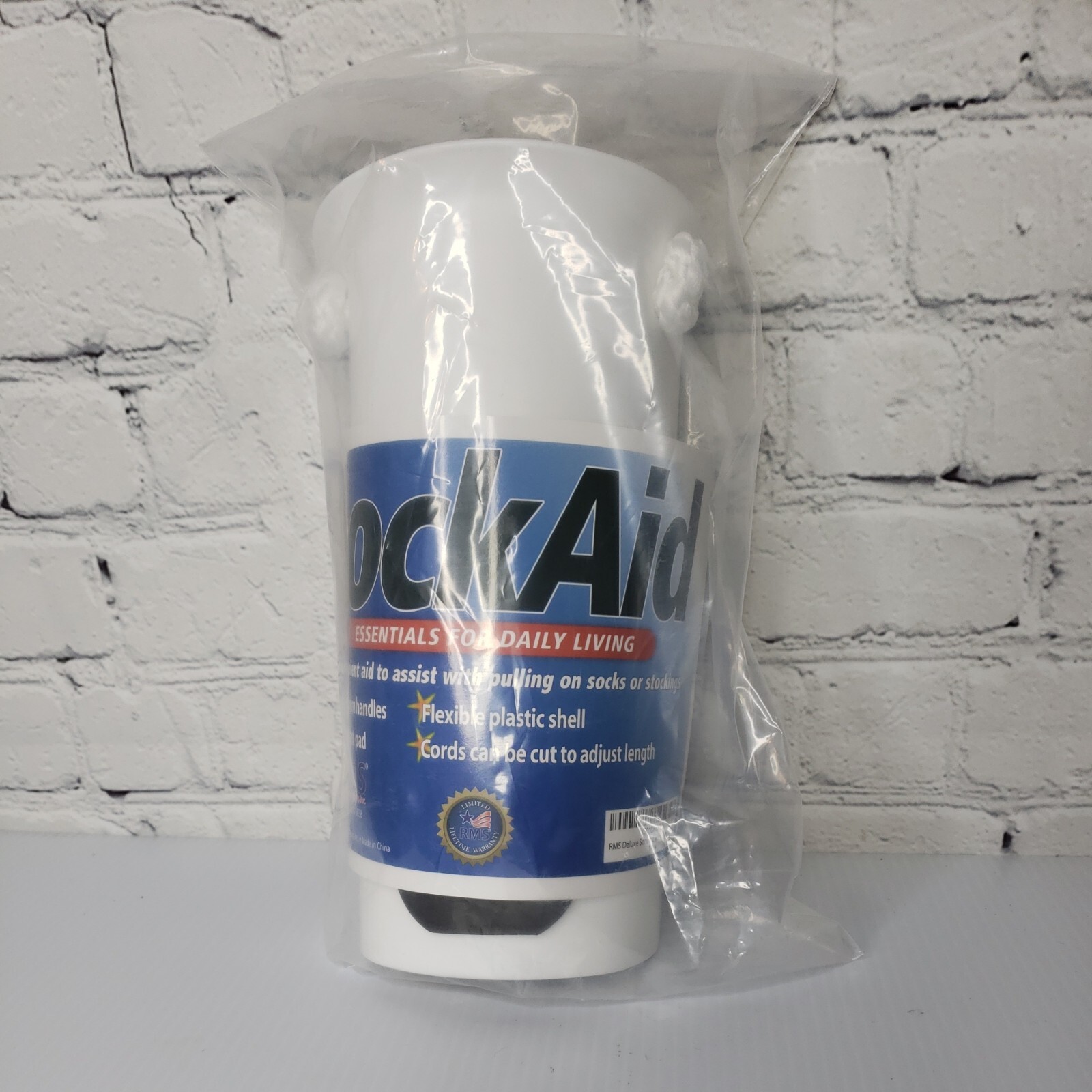 RMS DELUXE SOCK AID ASSIST WITH BUILT IN FOAM HANDLES BRAND NEW