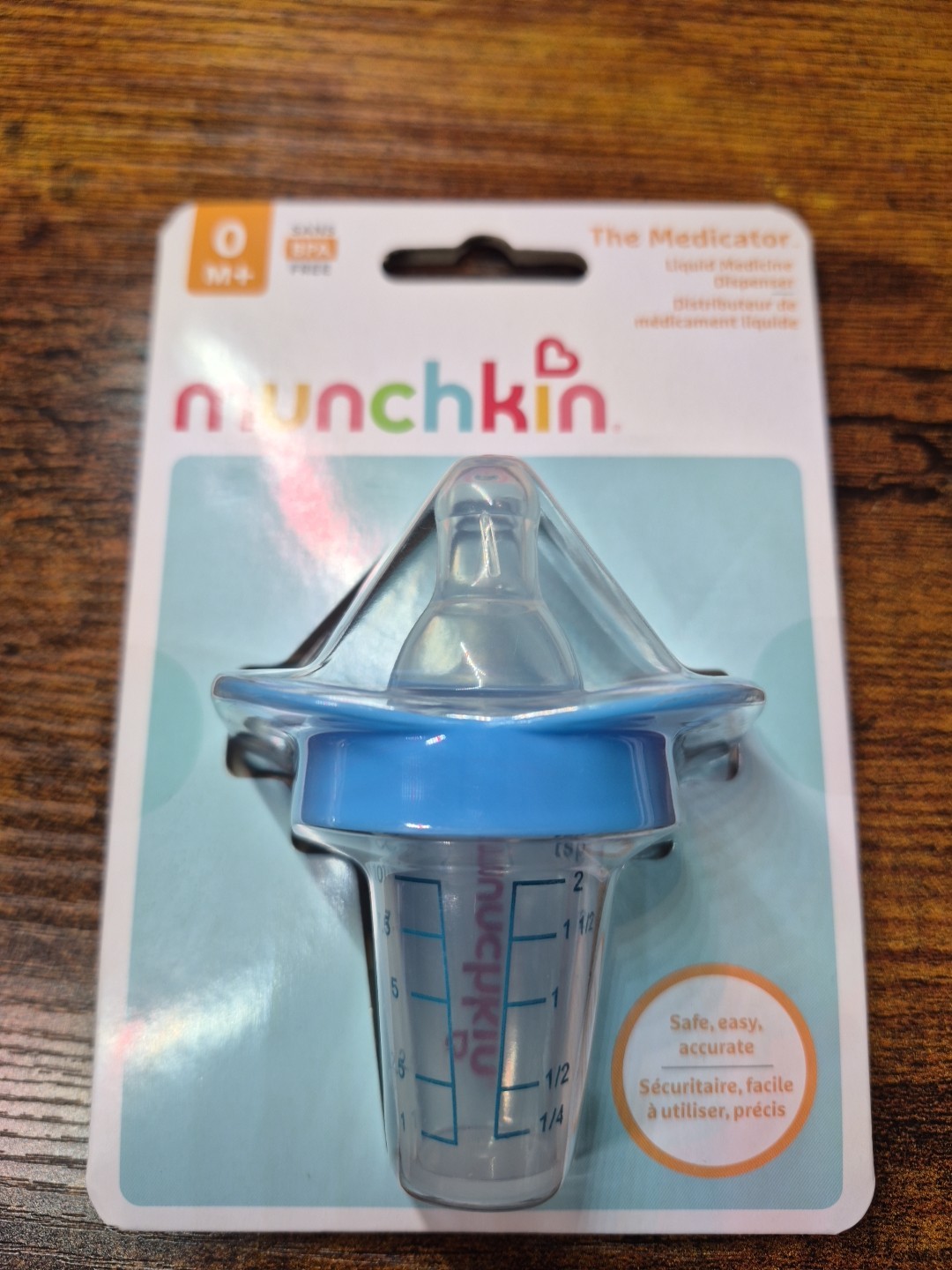 Munchkin The Medicator Liquid Medicine Dispenser Blue NEW