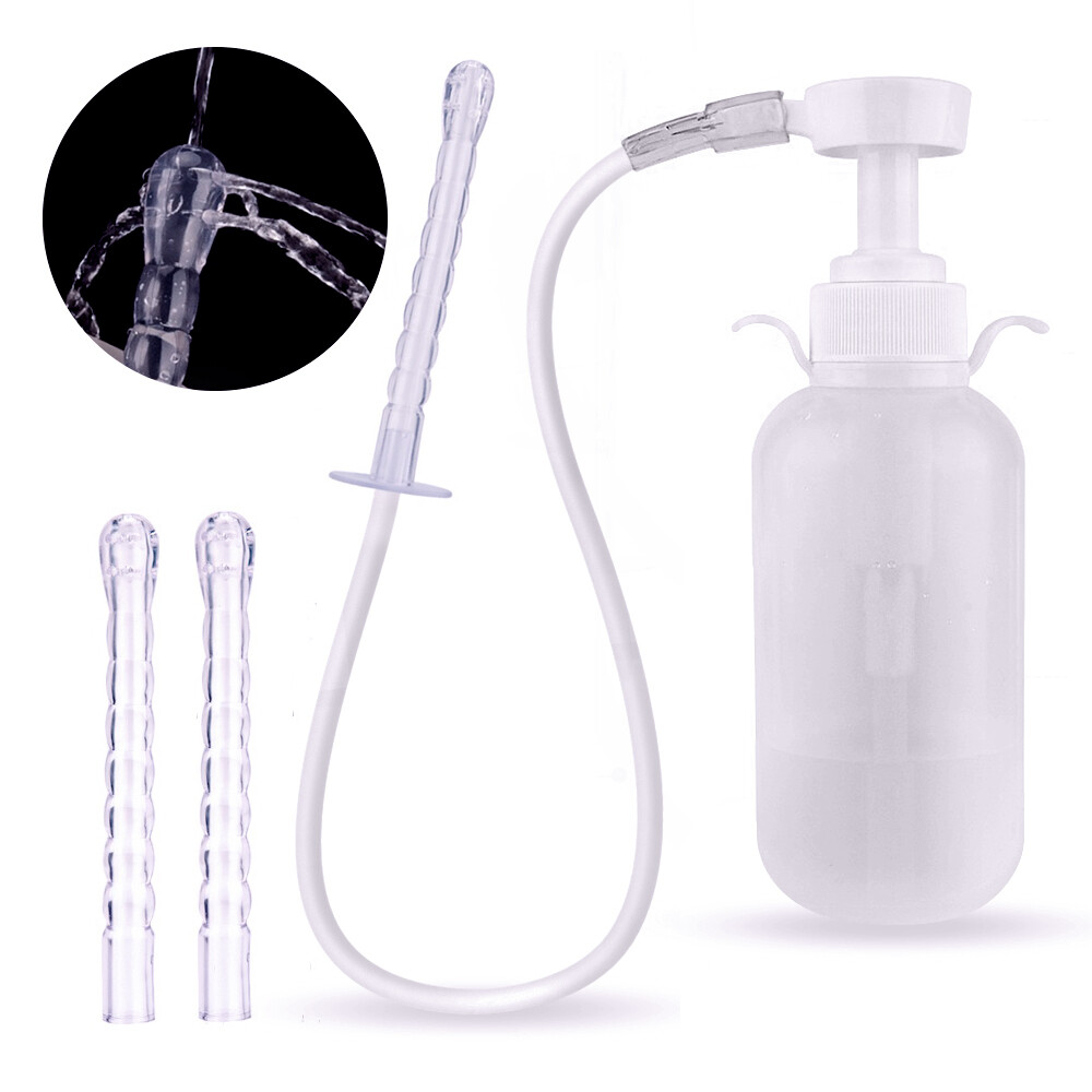 Women Enema Anal Vaginal irrigator Enemator Douche Cleaner Bottle Pump 300ML