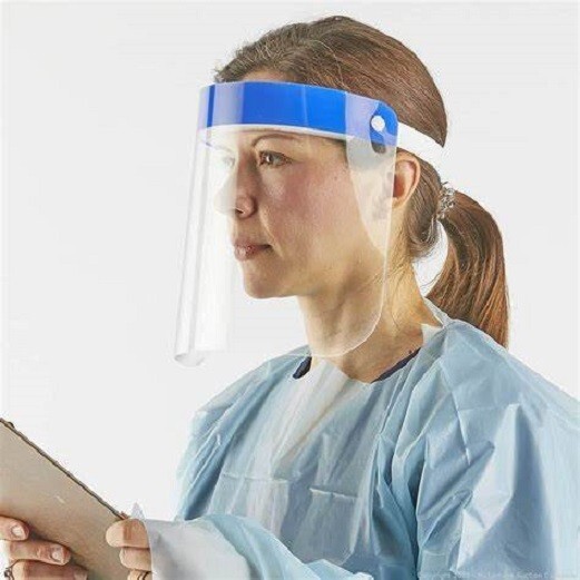 Safety Full Face Shield 10 Pack~ Facial Eye Protection LSP7600-C10