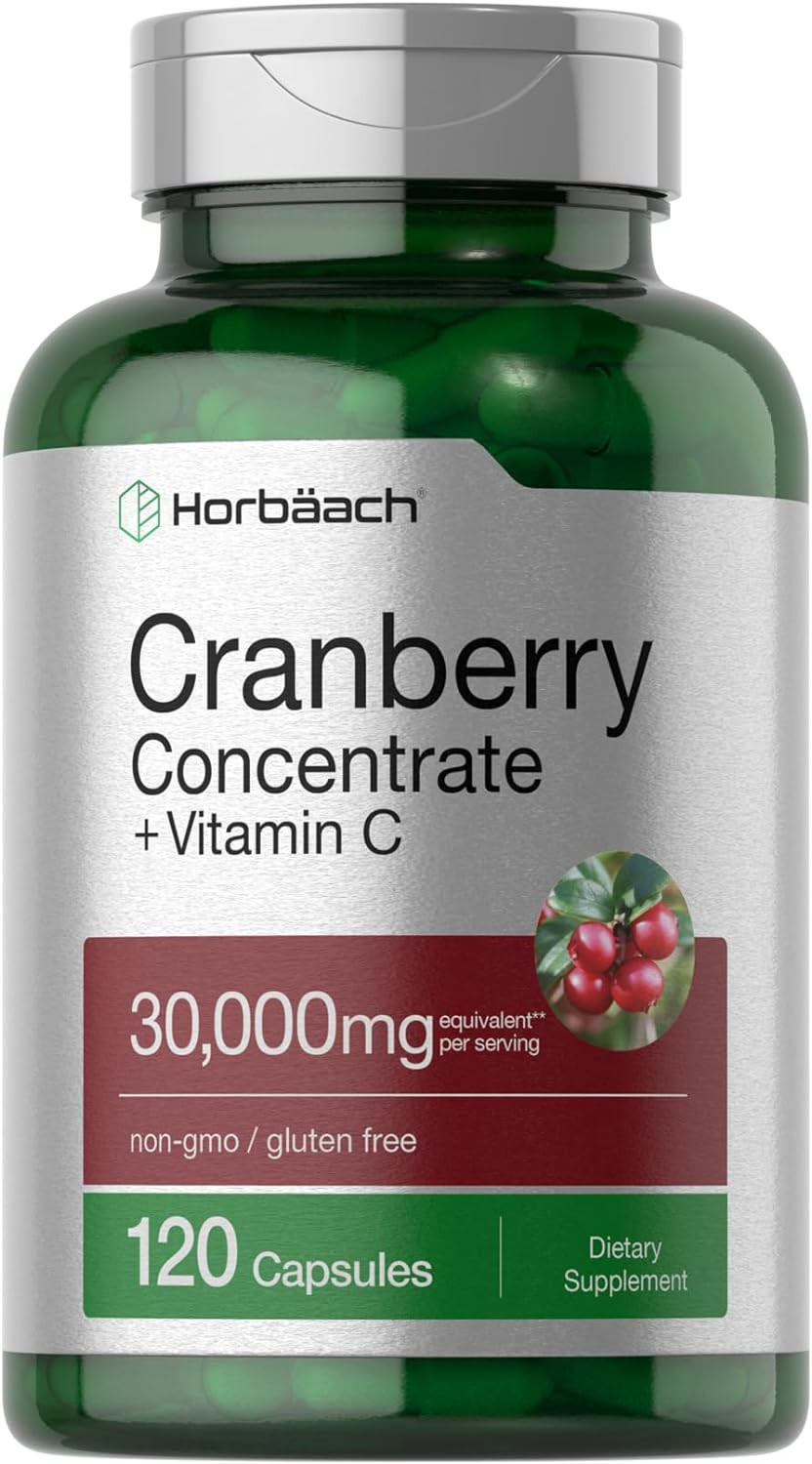 Extracto Concentrado de Arándano 30000 mg 120 Cápsulas con Vitamina C